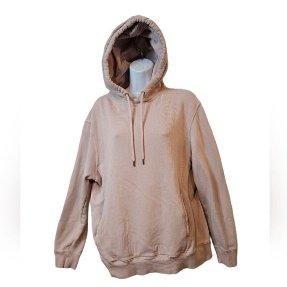 H&M Blush Pink Hoodie sz L - Picture 1 of 8